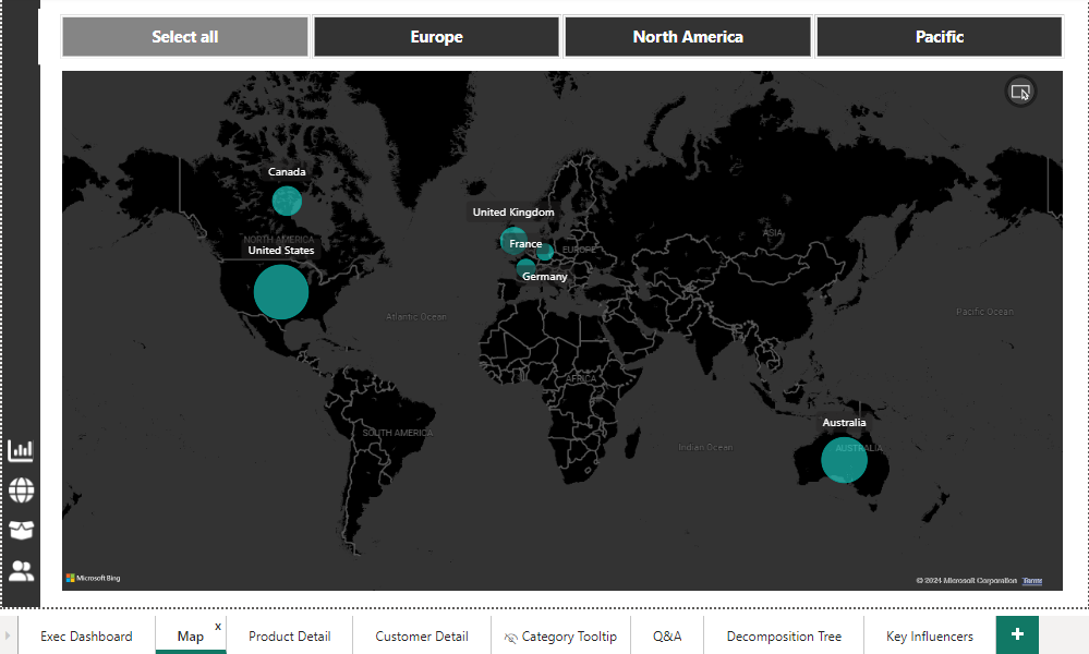 Map Dashboard Overview
